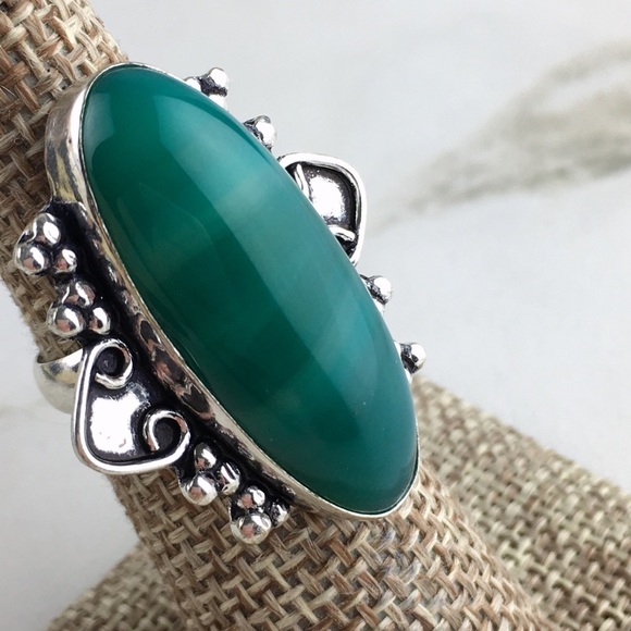 Botswana Agate Stone Ring Size 6 - Picture 7 of 12